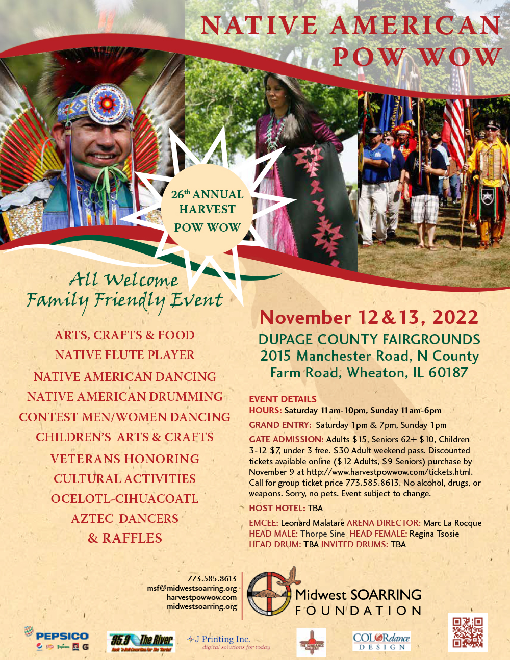 MSF 26th Annual Harvest Pow Wow | DuPage Event Center & Fairgrounds.