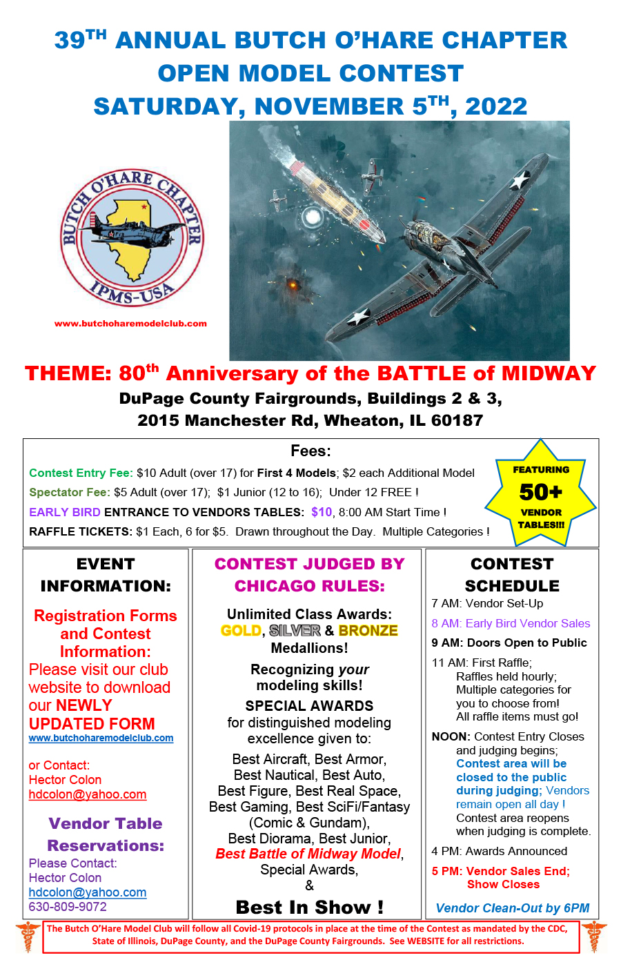 39th Annual Butch O’Hare Chapter Open Model Contest DuPage Event